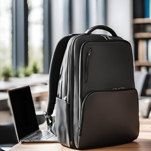 A laptop backpack with dedicated compartments for work and travel